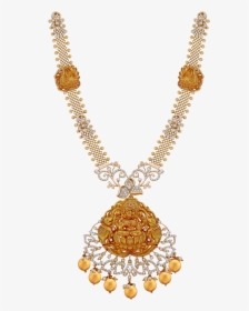 Stunning Goddess Lakshmi Kasu Malai Necklace - Necklace, HD Png ...
