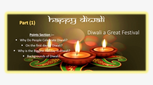 Diwali A Great Festival - Diwali, HD Png Download, Free Download