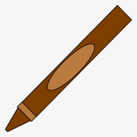 Brown Crayon Clip Art At Clker, HD Png Download, Free Download