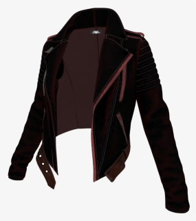 Leather Jacket- - Jacket Silhouette Png, Transparent Png, Free Download