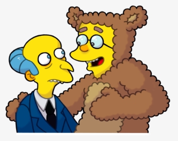 Burns And His Bobo Smithers Sticker - Bobo Simpsons, HD Png Download, Free Download