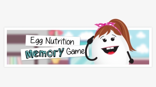 Egg Nutrition Memory Game - Cartoon, HD Png Download, Free Download