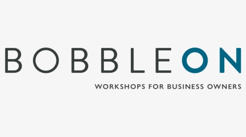 Bobbleon Logo Teal Tagline Png - Black-and-white, Transparent Png, Free Download
