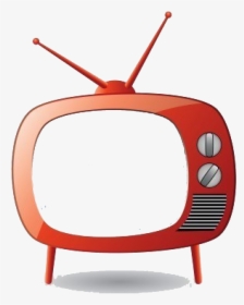 Free Download Red Tv Vector Clipart Television Clip - Tv Set Cartoon, HD Png Download, Free Download