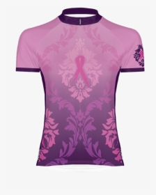 Pink Ribbon Women"s Sport Cut Cycling Jersey - Active Shirt, HD Png Download, Free Download