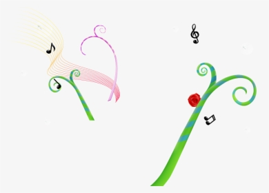 Clip Art Music Notes Design, HD Png Download, Free Download