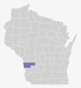 Vernon County On Map - Landscape Map Of Wisconsin, HD Png Download, Free Download