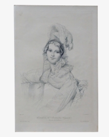 Ingres Drawing Portrait - Jean Auguste Dominique Ingres Pencil, HD Png Download, Free Download