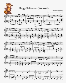 Transparent Happy Halloween Png - Halloween Songs Piano Sheet Music, Png Download, Free Download
