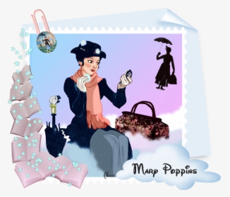 Mary Poppins Bert Youtube Film Art - Mary Poppins Silhouette, HD Png Download, Free Download