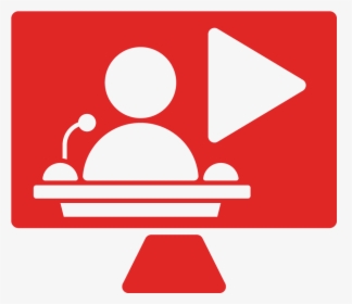 Red Webinar Icon, HD Png Download, Free Download