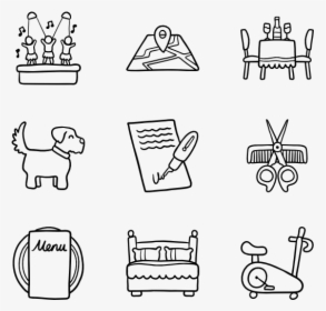 Infographic Black And White Icons, HD Png Download, Free Download