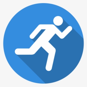 Transparent Running Icon Png - Number 3 In A Blue Circle, Png Download, Free Download
