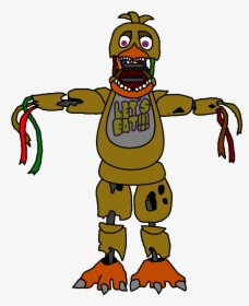 Withered Chica - Five Nights At Freddy's 2 Chica Full Body, HD Png Download, Free Download