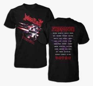 Judas Priest T Shirt Tour Firepower, HD Png Download, Free Download