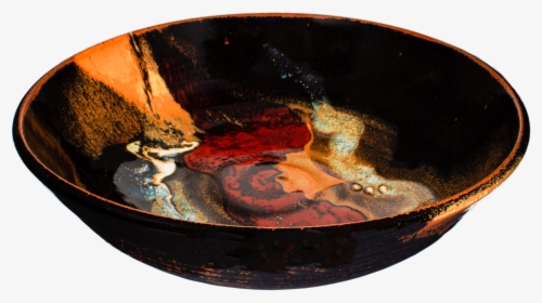 Red And Toasted Brown Handmade Pottery Bowl - Ceramic, HD Png Download, Free Download