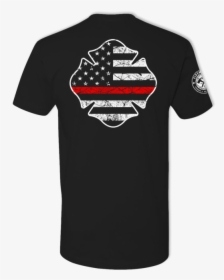 Thin Red Line Maltese Usa Tattered Flag - Cyber Warrior T Shirt, HD Png Download, Free Download