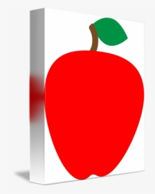 Clip Art Single Red Apple Fruit - Apple, HD Png Download, Free Download