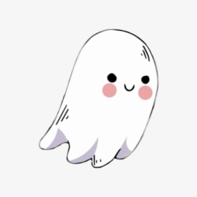 #cute #kawaii #chibi #ghost #halloween #asthetic #tumblr - Cartoon, HD Png Download, Free Download