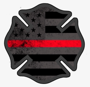Flag Clipart Thin Red Line - Council Bluffs Fire Department, HD Png Download, Free Download