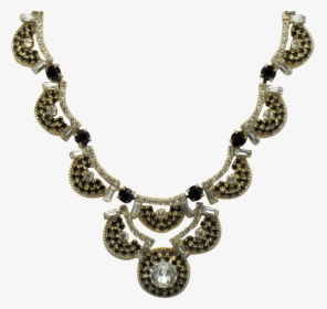 Clip Free Library Classy Hobe Black Rhinestone - Necklace, HD Png Download, Free Download