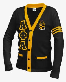 Alpha Phi Alpha Full Embroidered Cardigan Sweater - Iota Phi Theta Sweater, HD Png Download, Free Download