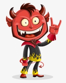 Transparent Red Devil Clipart - Transparent Cartoon Devil Png, Png Download, Free Download