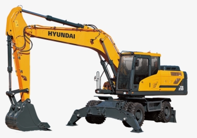 Construction - Excavator Hyundai, HD Png Download, Free Download
