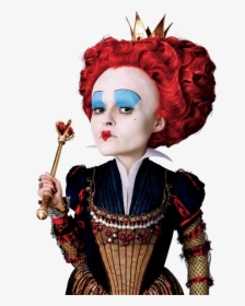Transparent Red Wig Png - Alice In Wonderland Red Queen Png, Png Download, Free Download