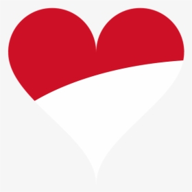 Heart, Love, Flag, National Flag, Indonesia - علم اندونيسيا في قلب, HD Png Download, Free Download