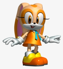 Bunnie Rabbot-d’coolette & Cream The Rabbit From Sonic - Cream The Rabbit Png, Transparent Png, Free Download