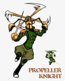 Shovel Knight Propeller Knight Sprites, HD Png Download, Free Download