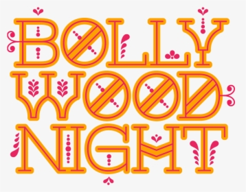 Bollywood Night Text Png, Transparent Png, Free Download