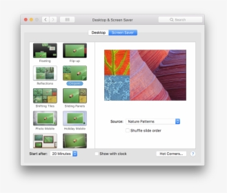 Desktop - Mac Screensaver Hot Corners, HD Png Download, Free Download