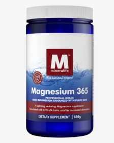 Magnesium 365mg Powder Tangerine Flavor - Magnesium 365 Mg, HD Png Download, Free Download