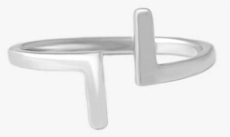Anillo Plata Con Aperturas Extremos 2 Anillo Plata - Ring, HD Png Download, Free Download