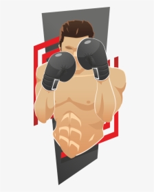 Drawing Boxing Boys, HD Png Download, Free Download