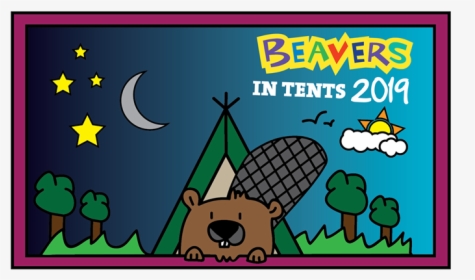 Beavers In Tents Event Logo - Cartoon, HD Png Download, Free Download
