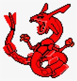 Rayquaza Pixel Art Minecraft, HD Png Download, Free Download