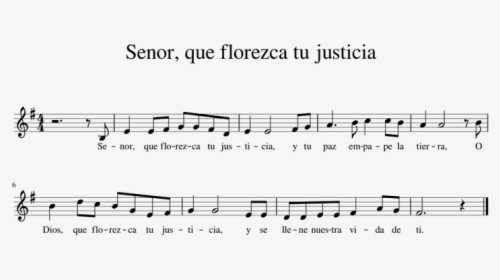 Senor Que Florezca Tu Justicia, HD Png Download, Free Download