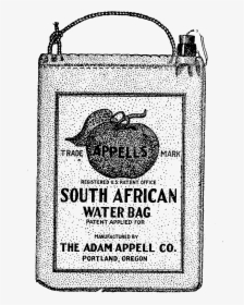 Vintage Ad Illustration Water Bag - Illustration, HD Png Download, Free Download