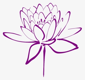 Clipart Lotus Flower Purple, HD Png Download, Free Download