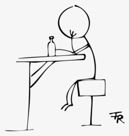 Drunk Drawing Drunk Man For Free Download - Line Art, HD Png Download, Free Download