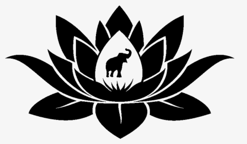 Fleur De Lotus Et Éléphant, HD Png Download, Free Download