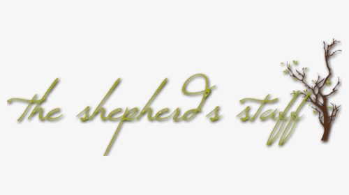 The Shepherds Staff Counseling - Calligraphy, HD Png Download, Free Download