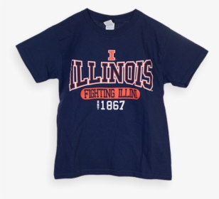 Youth Block I Over Illinois Crunched - Active Shirt, HD Png Download, Free Download
