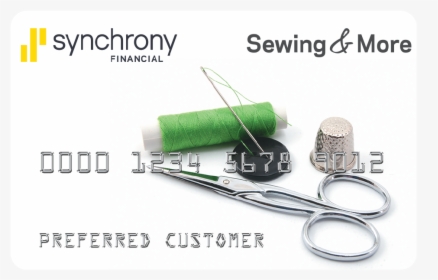 Sewing N More Credit Card Art - Synchrony Financial, HD Png Download, Free Download