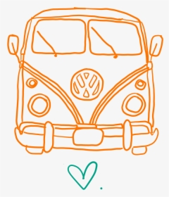 Draw A Vw Bus, HD Png Download, Free Download