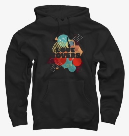 #lovecovers Shapes On Black Pullover - Token Hiphop Hoodie, HD Png Download, Free Download