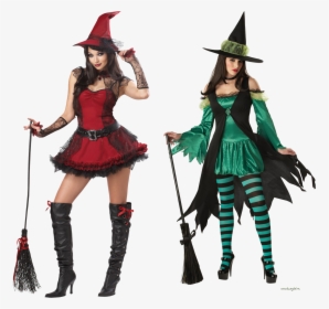 Womens Green Witch Costume, HD Png Download, Free Download